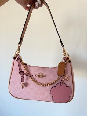 Coach Teri bag in Powder Pink Signature Canvas